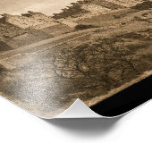 Impression Photo Edinburgh Castle Sepia Photograph (Coin)