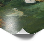 Impression Photo Edouard Manet - La Famille Monet dans son jardin (Coin)