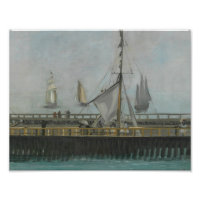 Edouard Manet - La Jetty de Boulogne-sur-Mer