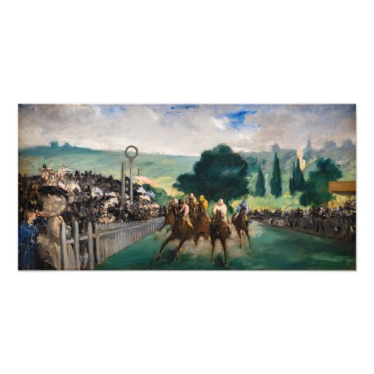 Impression Photo Edouard Manet - Les Courses à Longchamp (Devant)