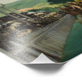 Impression Photo Edouard Manet - Les courses à Longchamp (Coin)