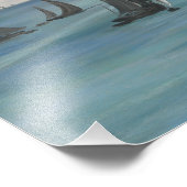 Impression Photo Edouard Manet - Vue Mer, Temps Calme (Coin)