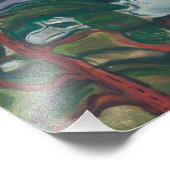 Impression Photo Edvard Munch - Fumée de train (Coin)