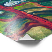 Impression Photo Edvard Munch - Fumée de train (Coin)