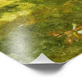 Impression Photo Effet de peinture de jardin japonais Paysage (Coin)