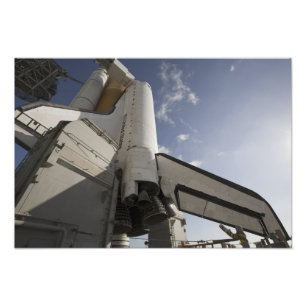 Impression Photo Effort de navette spatiale sur la plate-forme de
