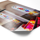 Impression Photo Eglise Akureyri Intérieur, Islande (Coin)