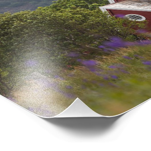 Impression Photo Église Flakstad (Coin)