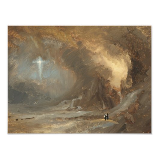 Impression Photo Église Frederic Edwin - Vision de la Croix (Devant)