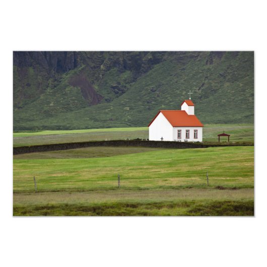 Impression Photo Église luthérienne, Islande (Devant)
