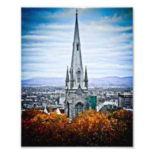 Impression Photo Église Steeple à vieux Québec