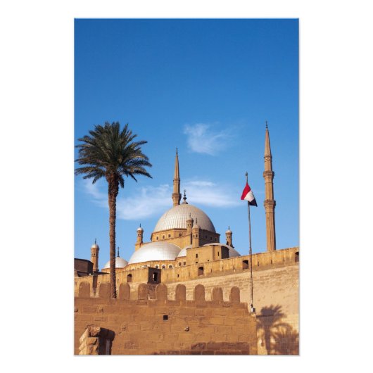 Impression Photo Égypte, Le Caire, Citadelle, Mosquée Muhammad Ali (Devant)