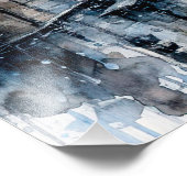Impression Photo Eiffel Tower in Paris during rain (Coin)