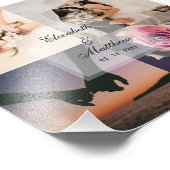 Impression Photo Élégant Mariage moderne Anniversaire Mariée et Sal (Coin)