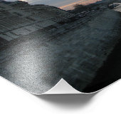 Impression photo élégante avec beau coucher de sol (Coin)