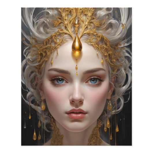 Impression Photo Elégante reine d'un Fairyland (Devant)