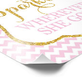 Impression Photo Elle Feuille Un Petit Signe Étincelant ・ 8 x 10 Im (Coin)