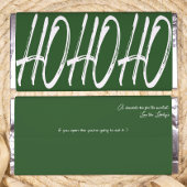 Impression Photo Emballage de chocolat de Noël vert Hersheys XL