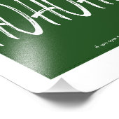 Impression Photo Emballage de chocolat de Noël vert Hersheys XL (Coin)