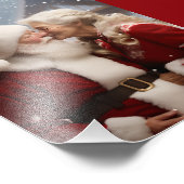 Impression Photo Embrasser M. et Mme Père Noël (Coin)