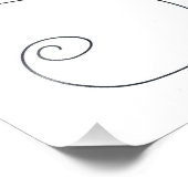 Impression Photo empreinte de gribouillis sourire (Coin)