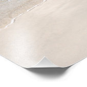 Impression Photo Empreintes Dans Le Sable (Coin)