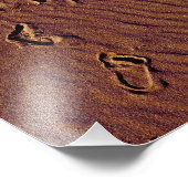 Impression Photo Empreintes de plage (Coin)