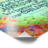 Impression Photo Empruntez la Terre à nos enfants Inspiritisme (Coin)