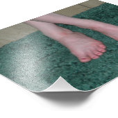 Impression photo en ambre pieds (Coin)