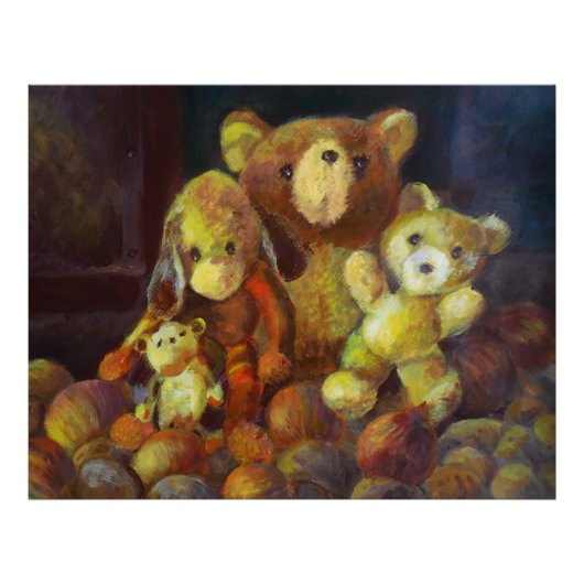 Impression Photo Encore de la vie avec des Nounours (Devant)