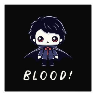 Impression Photo Enfant Vampire