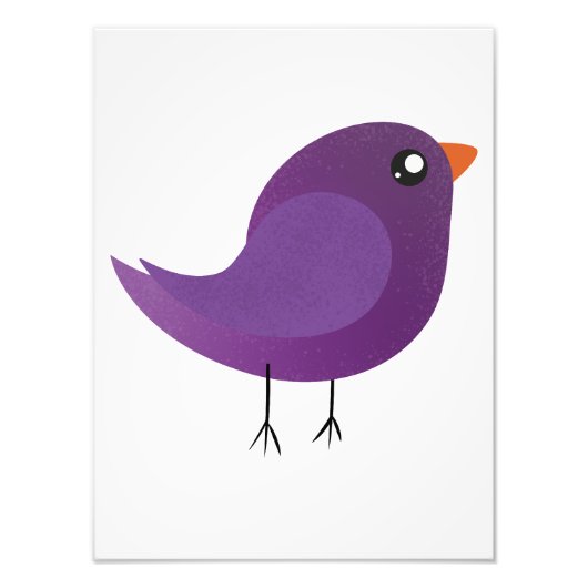 Impression Photo Enfants mignonette birdy (Devant)