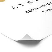 IMPRESSION PHOTO ENFANTS STAR BLUSH BLUE RAINBOW BÉBÉ STADE DE NAIS (Coin)