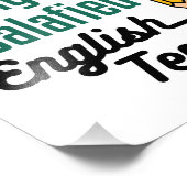 Impression Photo Enseignant anglais hautement qualifié (Coin)