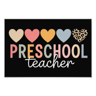 Impression Photo Enseignant Maternelle Rentrée Scolaire