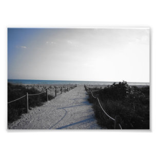 Impression Photo Entrée à la plage