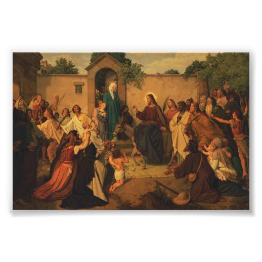 Impression Photo Entrée de Jésus-Christ à Jérusalem (Devant)