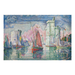 Impression Photo Entrée du port de La Rochelle, Paul Signac