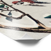 Impression Photo Éperons et Camellias Hiroshige dans l'impression d (Coin)