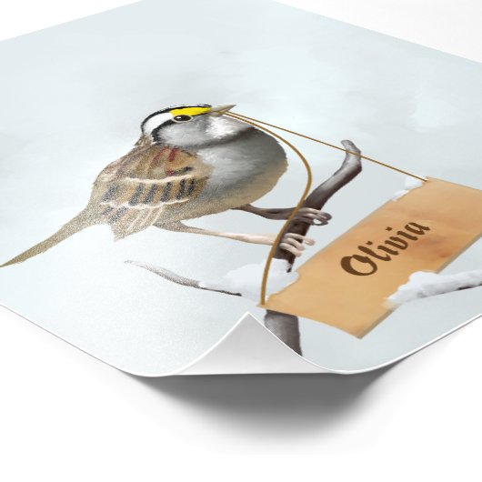 Impression Photo Épervier (Coin)