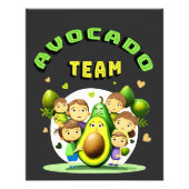 Impression Photo Équipe d'Avocado (Devant)