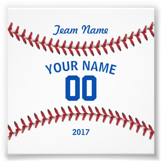 Impression Photo Équipe de baseball Sport (Devant)
