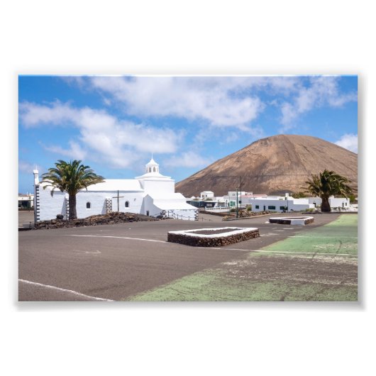 Impression Photo Ermitage de los Dolores, Lanzarote (Devant)