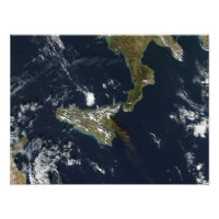 Éruption du mont Etna en Sicile