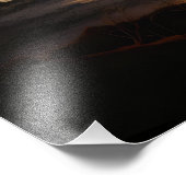 Impression Photo Éruption du volcan (Coin)