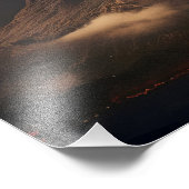 Impression Photo Éruption du volcan (Coin)