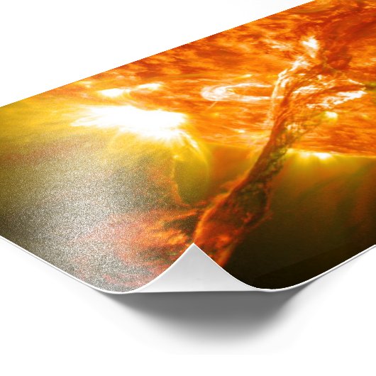 Impression Photo Éruption solaire (Coin)