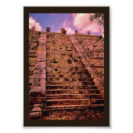 Impression Photo Escalier Chichen Itza (Devant)