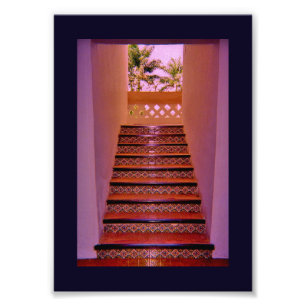 Impression Photo Escalier tropical