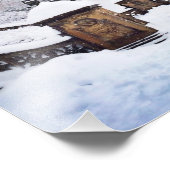 Impression Photo Escaliers Couverts De Neige À Central Park (Coin)